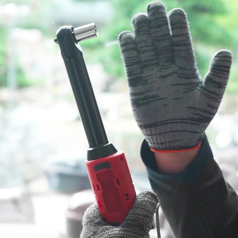 Electric Ratchet Truss Wrench 15cm Extended Ratchet Wrench 90 Degree Quick Right Angle Frame Wrench