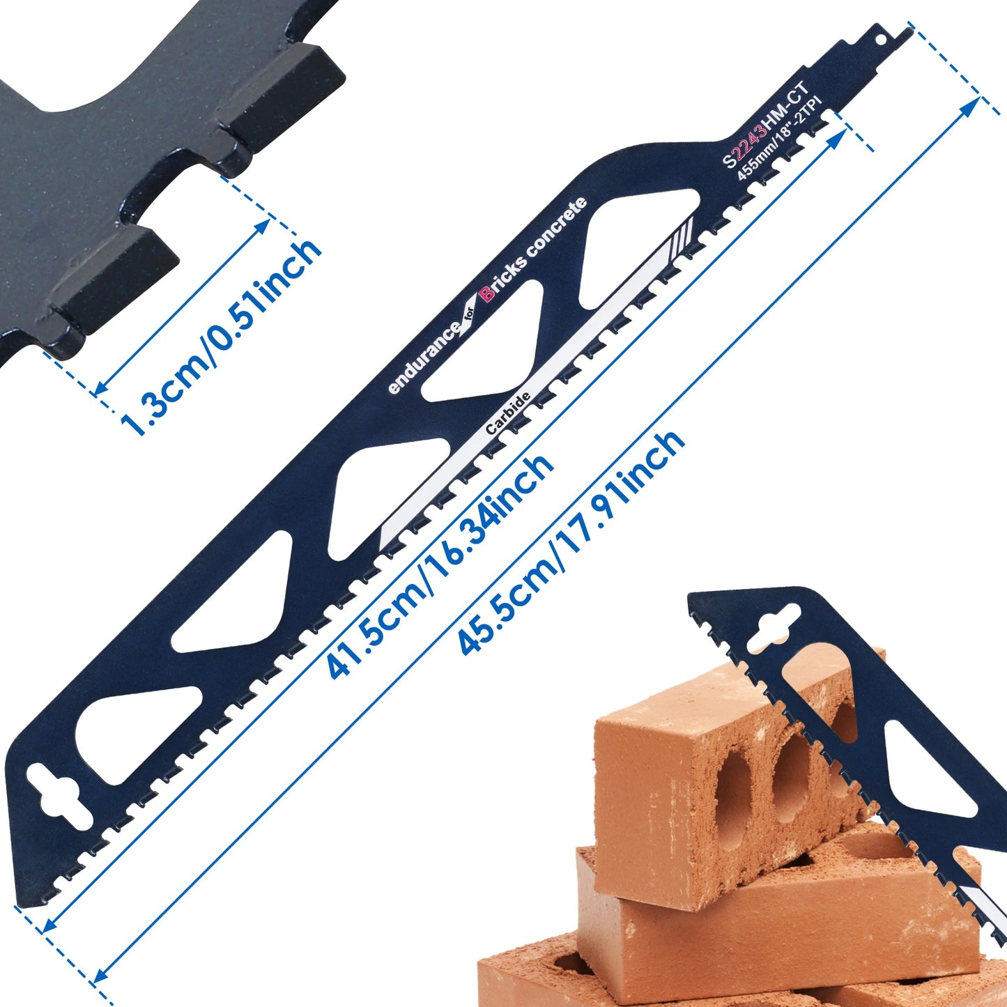 12/18in Reciprocating Saw Blade Universal Cutting Tool