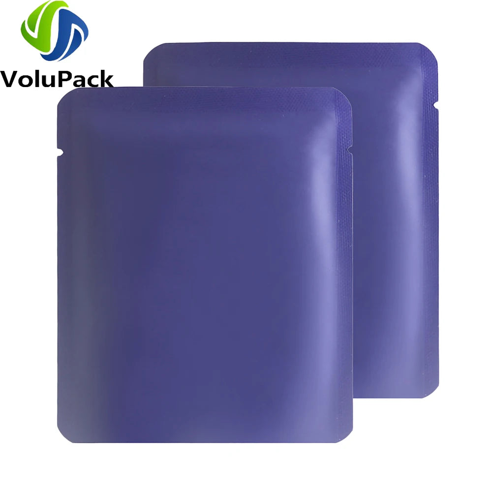 High Quality Vacuum Heat Seal Coffee Bags Open Top Tear Notch Matte Powder Pouches Eco Smell Proof Aluminum Mylar Packaging Bags