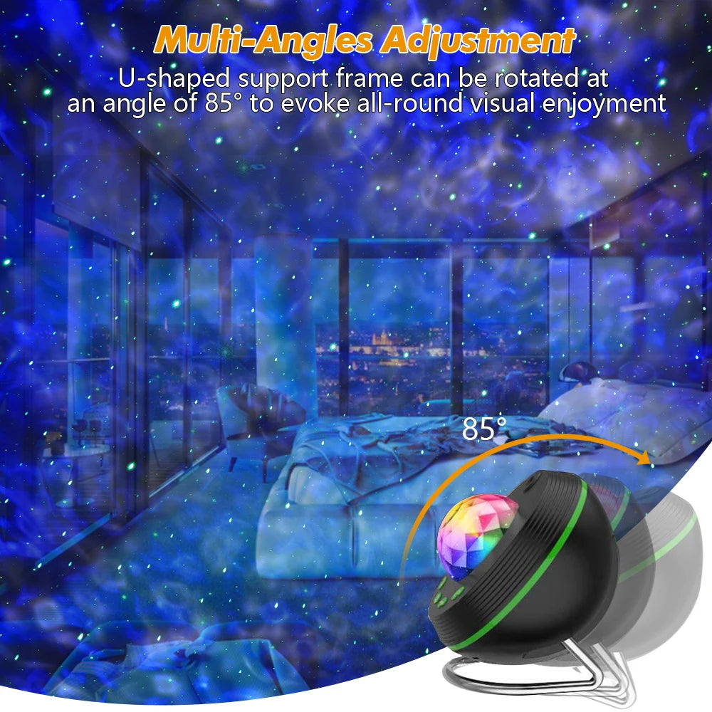 New WiFi Tuya Smart LED Star Galaxy Projector Ocean Light