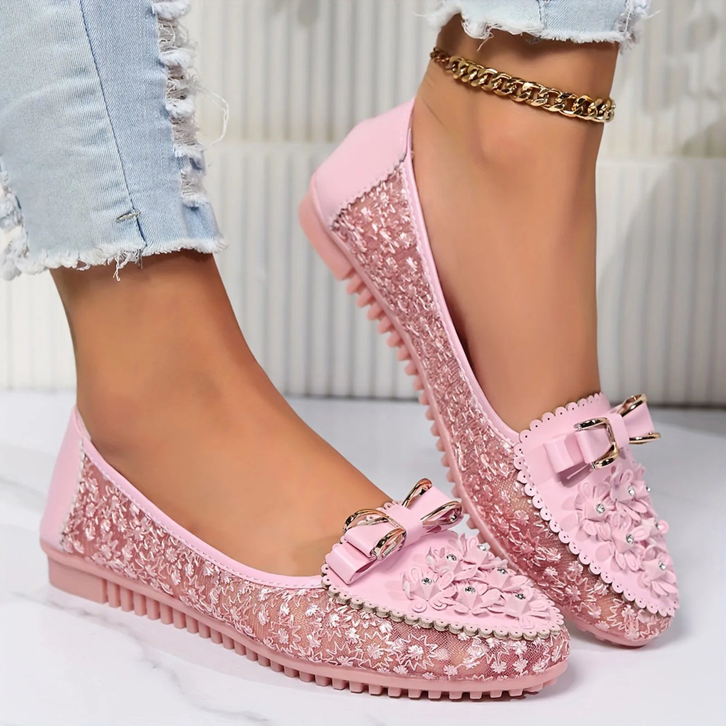 Women's Leather Shoes Soft Sole Women Summer Single Shoes Slip On Shallow Mouth Sandals Elegant Office White Female Footwear