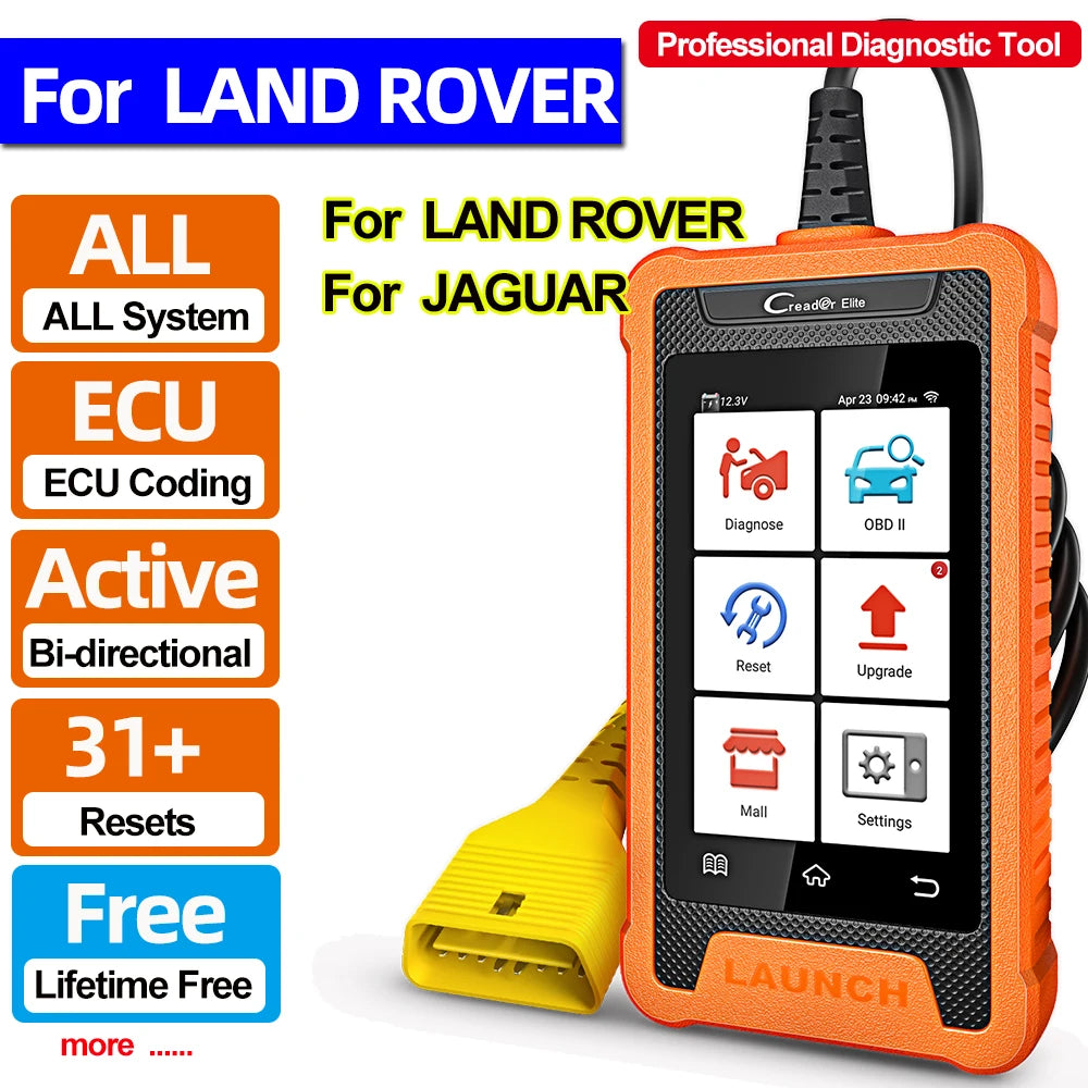 Lifetime Free Update Launch X431 Elite Car Diagnostic Tool Full System Scanner ECU Coding 31 Reset Service for Audi Benz BMW GM