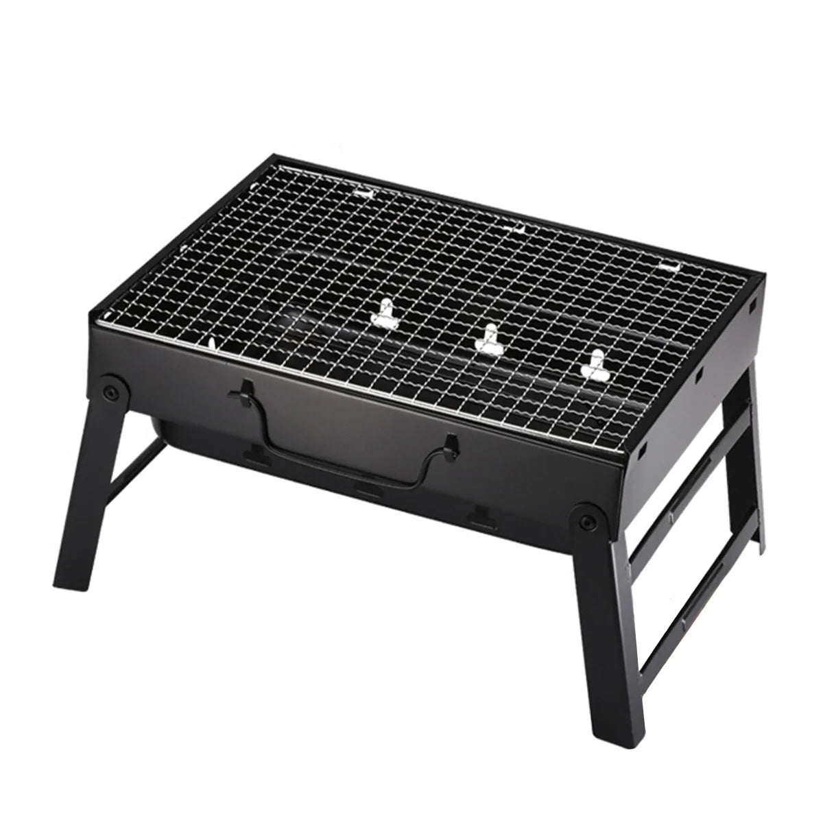 Portable BBQ Charcoal Grill Stainless Steel Mini BBQ Tool Kit