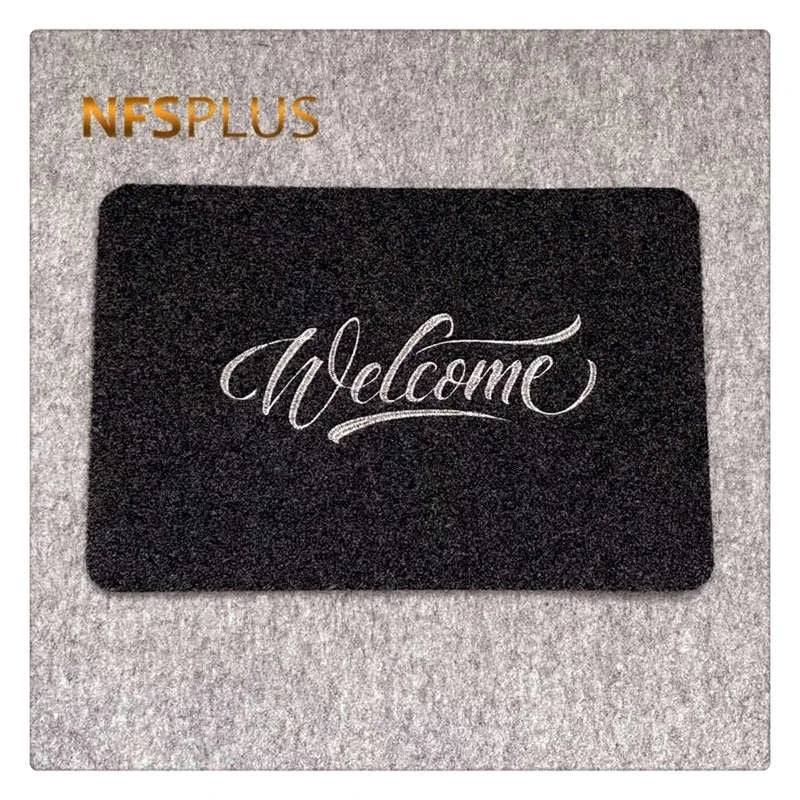 Welcome Front Door Mat Hallway Entrance Doormat Shoes Clean Carpet Rug 40x60cm Waterproof Anti-Slip Floor Mats Home Decoration