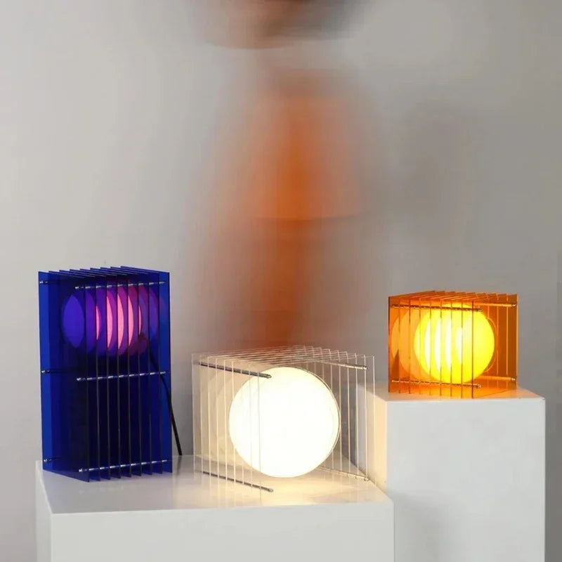 Nordic Style Bedroom Ambient Lamp Artistic Atmosphere Lamp for Living Room and Bedroom Illuminating Desk Lamp