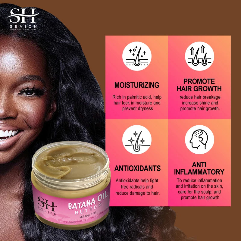 100% Batana Hair Fast Growth Oil Set and Mask Treatment