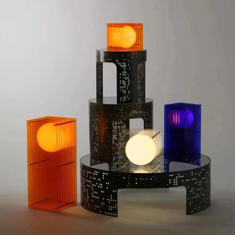 Nordic Style Bedroom Ambient Lamp Artistic Atmosphere Lamp for Living Room and Bedroom Illuminating Desk Lamp