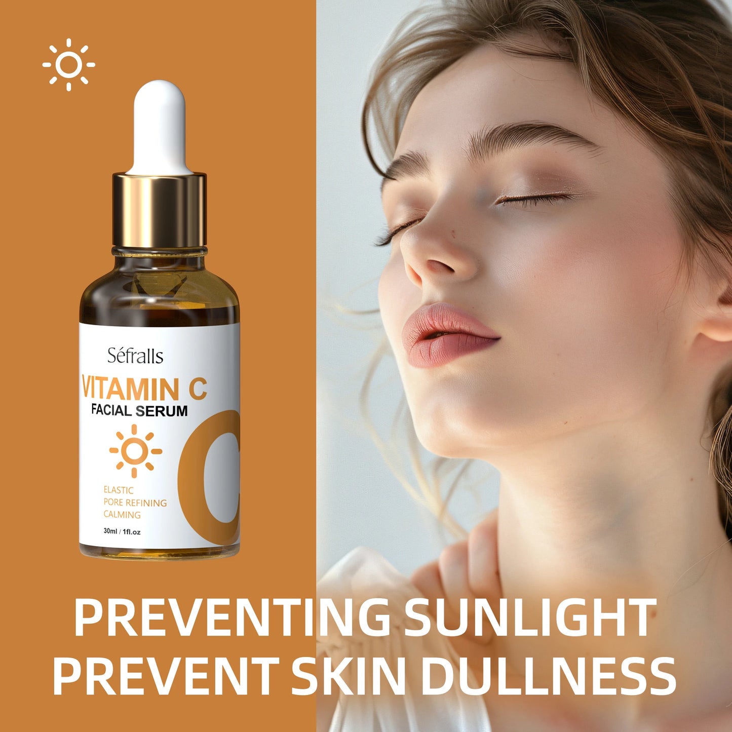 Séfralls RETINOL & VITAMIN C Serum 2PCS Set for All Skin Types