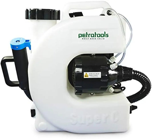 PetraTools Electric Fogger Machine Mosquito Fogger Insect Backpack Sprayer ULV with Extended Commercial Hose and Padded Straps 4 Gallon