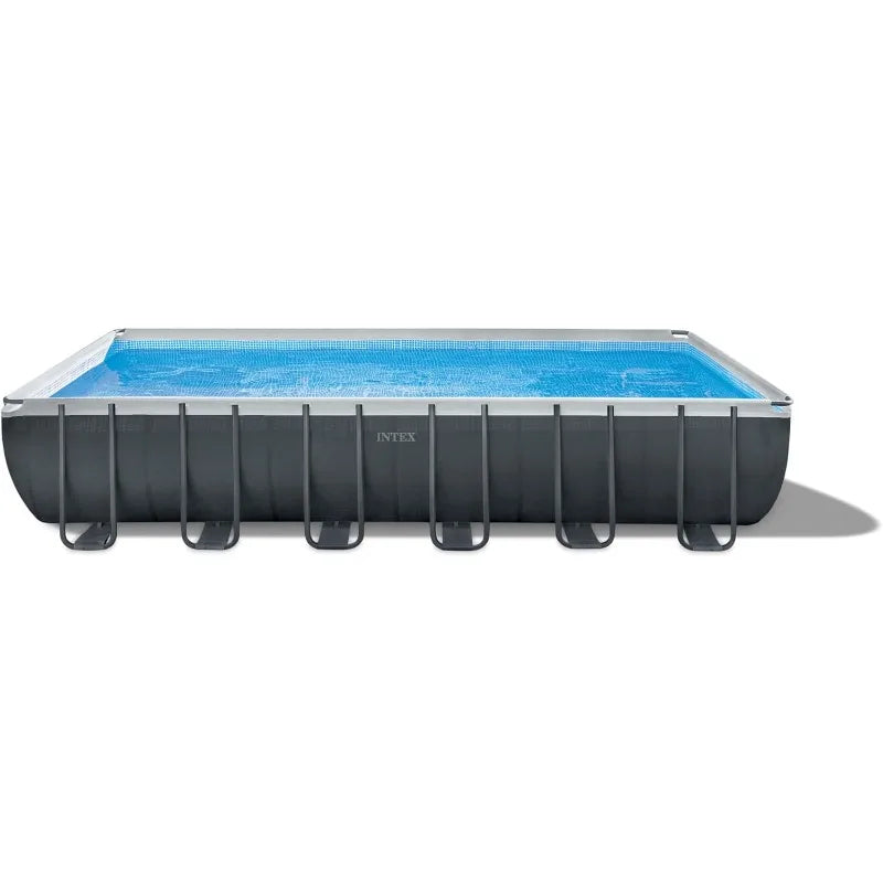 INTEX 26363EH Ultra XTR Deluxe Rectangular Pool Set 24ft x 12ft