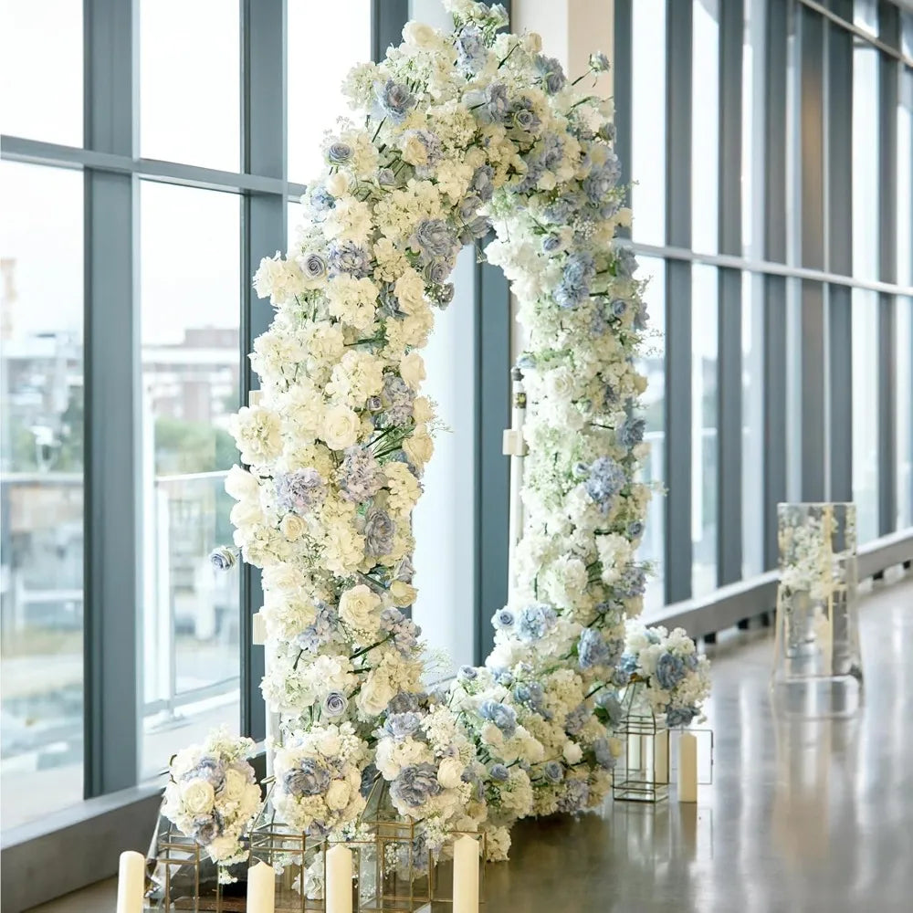 104 PCS Full Hydrangea Flower for Wedding Decor Ivory