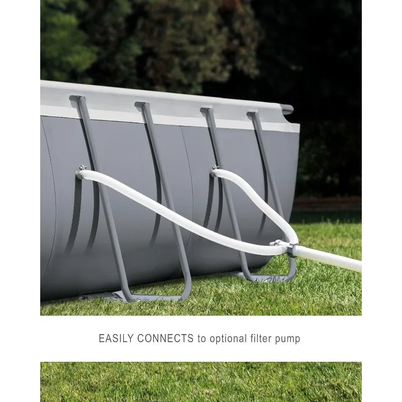 INTEX 26363EH Ultra XTR Deluxe Rectangular Pool Set 24ft x 12ft