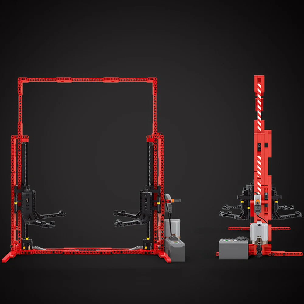 Mould Building Blocks High Tech APP RC Motorized Car Lift Model Assemble Bricks Car Parts Kids Toys Christmas Gifts