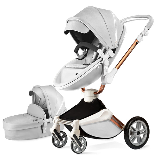 Hot Mom F023 Baby Stroller 2 in 1 360 Degree Rotate Large Wheels