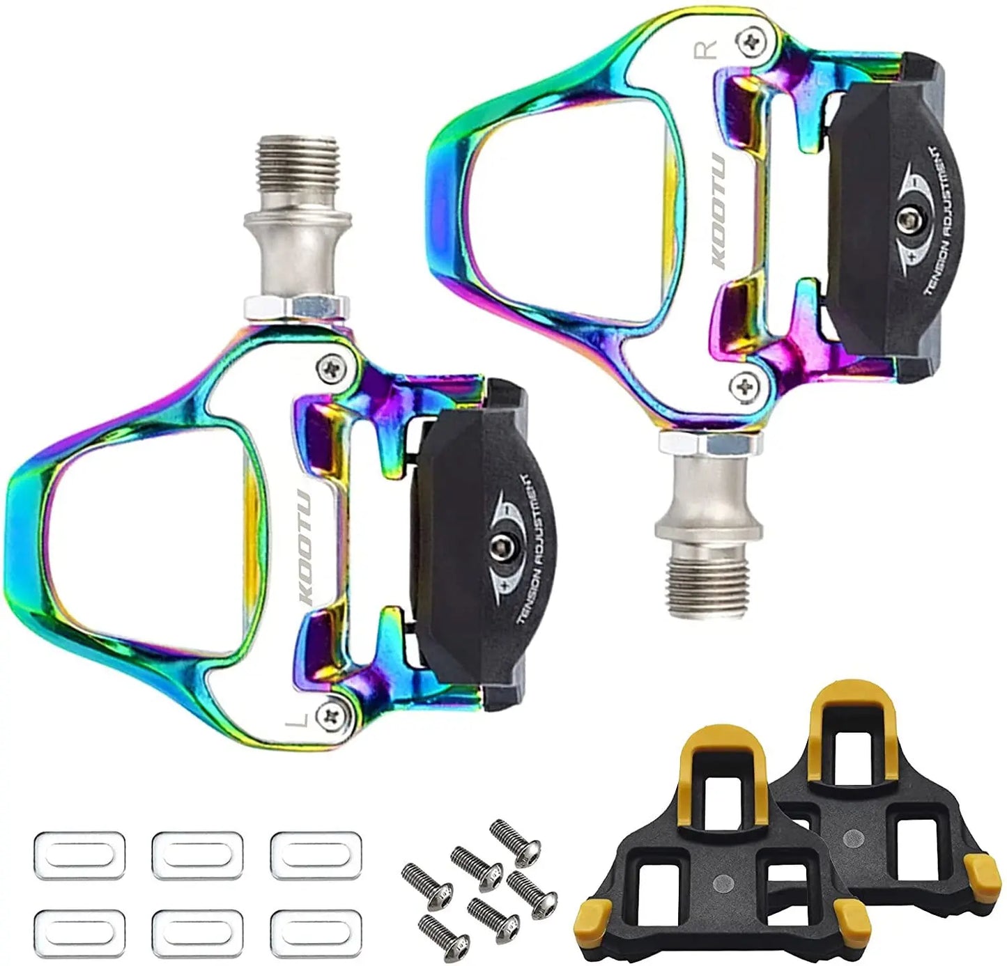 US Warehouse Road Bike Clipless Pedals With Sealed Bearings