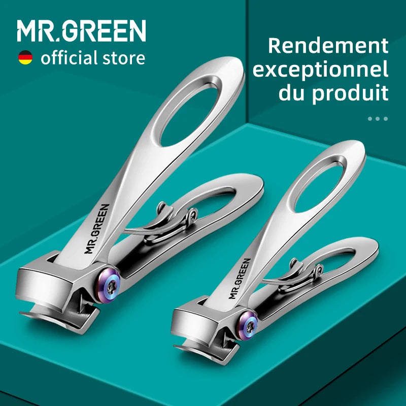 MR.GREEN Nail Clippers Wide Jaw Opening Stainless Steel Clipper