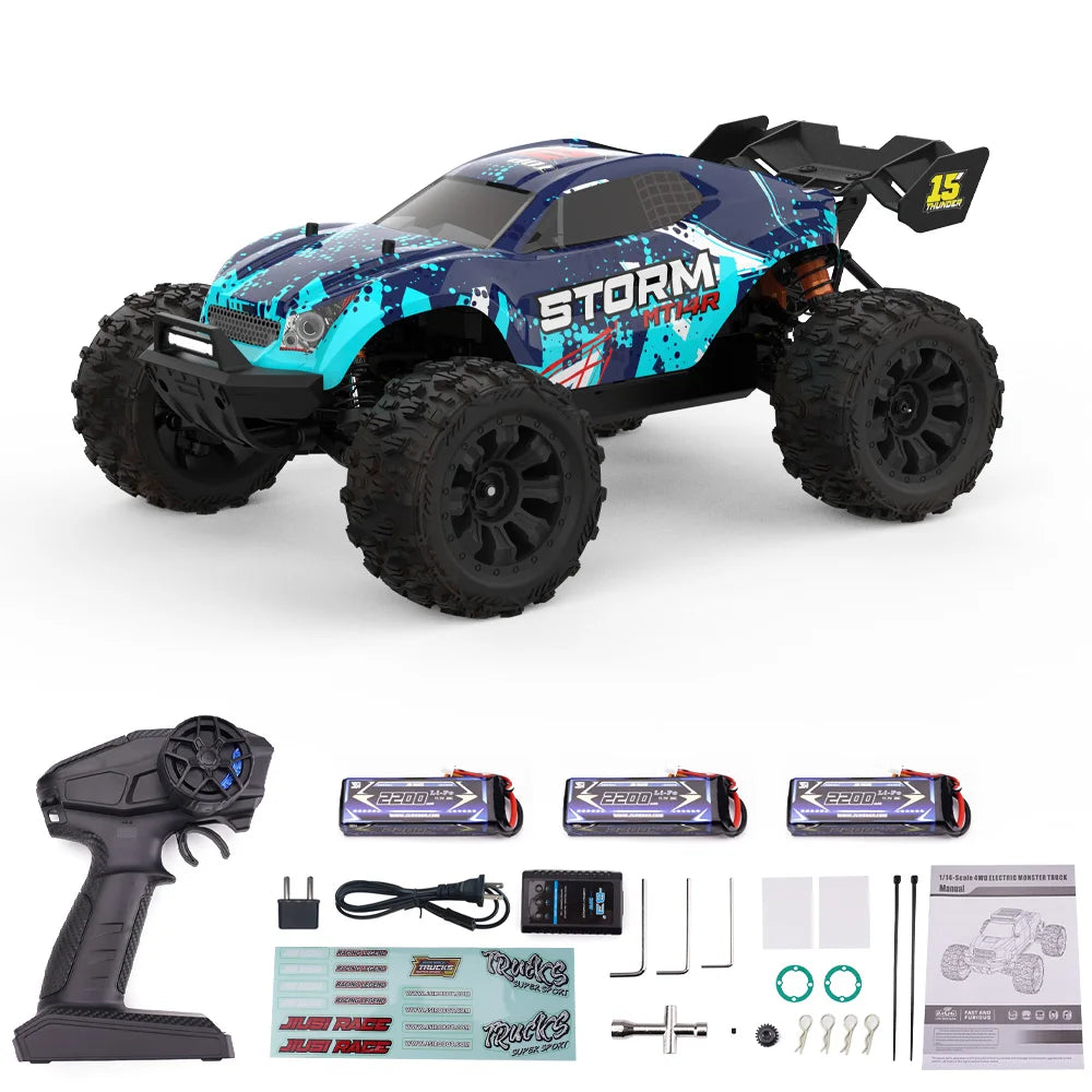 Brushless Motor 2.4G Remote Control 4WD   Off-road RC Trucks Toys