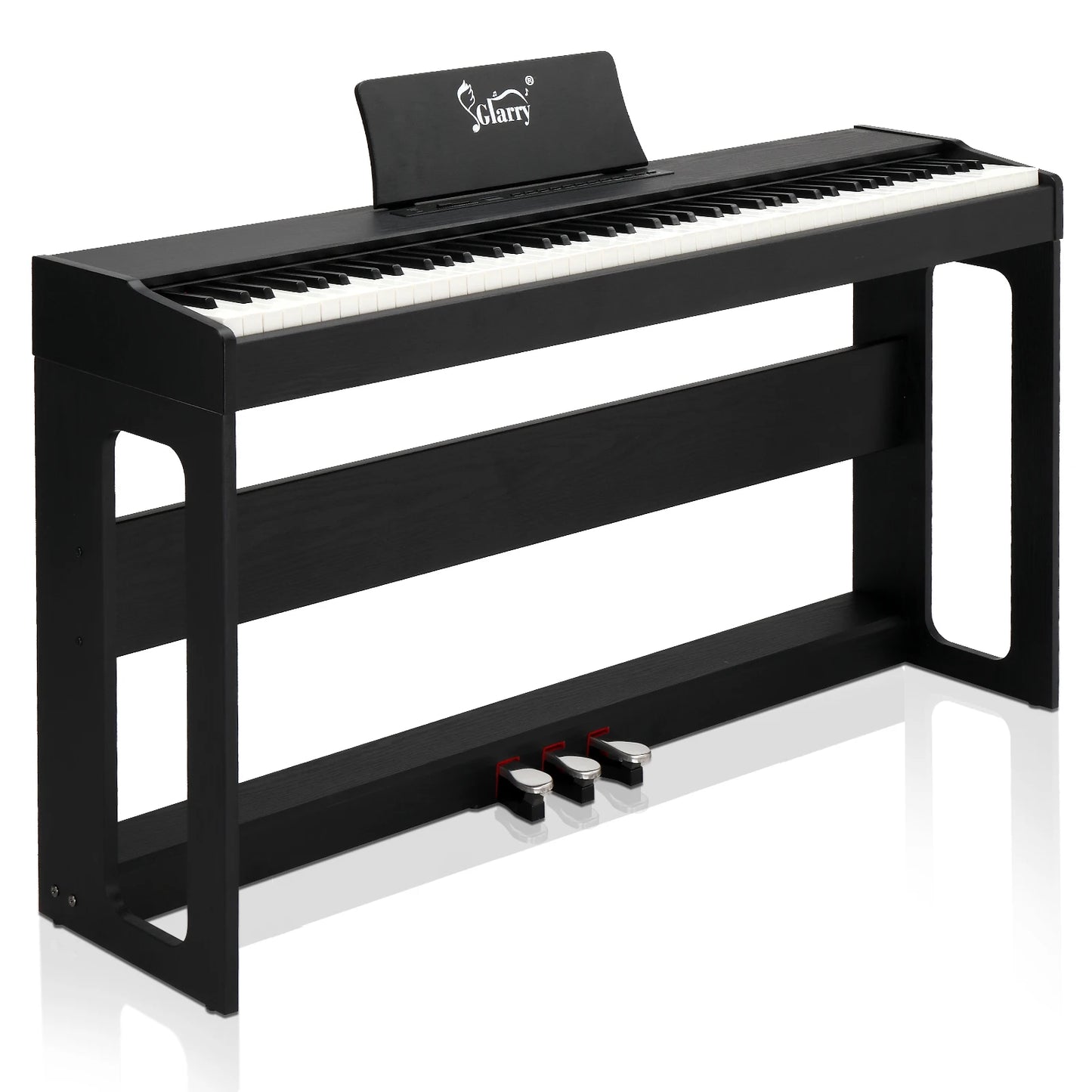 88-key heavy hammer keyboard Vertical black electric piano