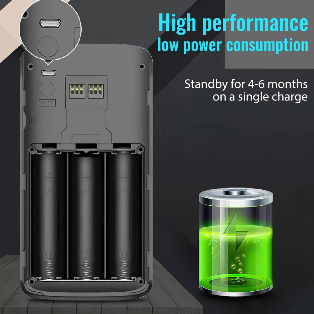 Smart WiFi Video Doorbell IP65 Waterproof Security Alarm