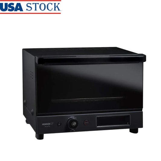 Micom Toaster Oven with 12 Cooking Functions Automatic Bread Baking 4 Slice Capacity Compact Design Removable Crumb Tray