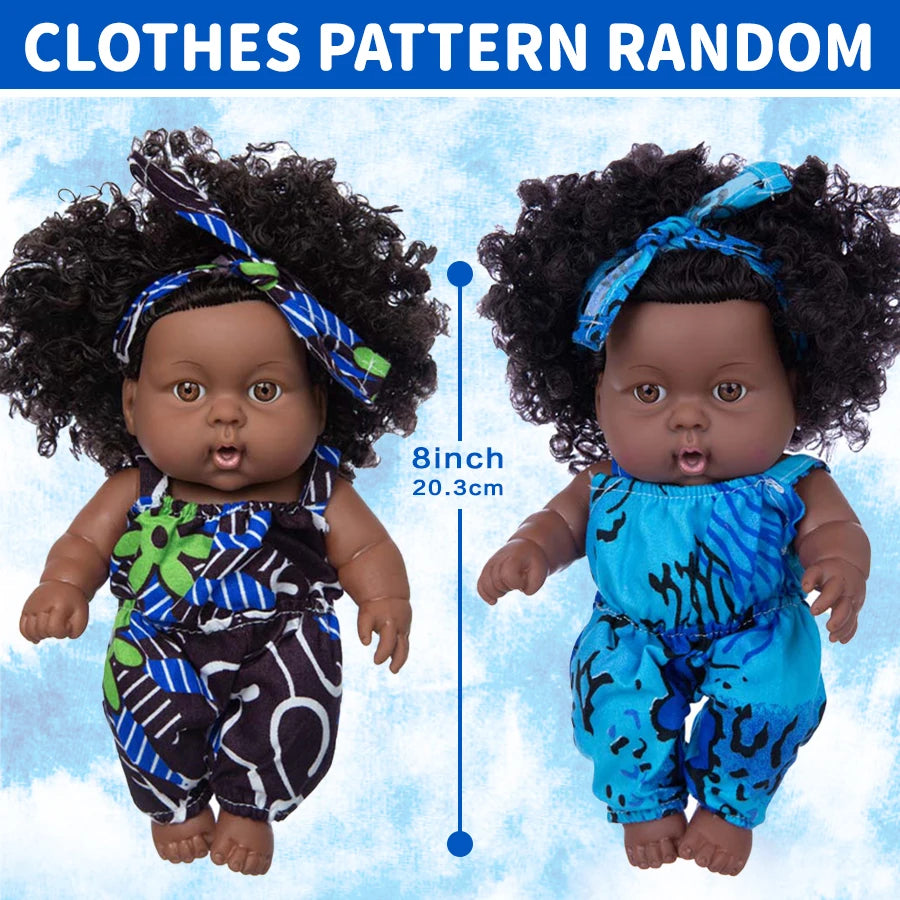 8Inch/20cm Finished Doll 2Pcs Baby Companion Toys