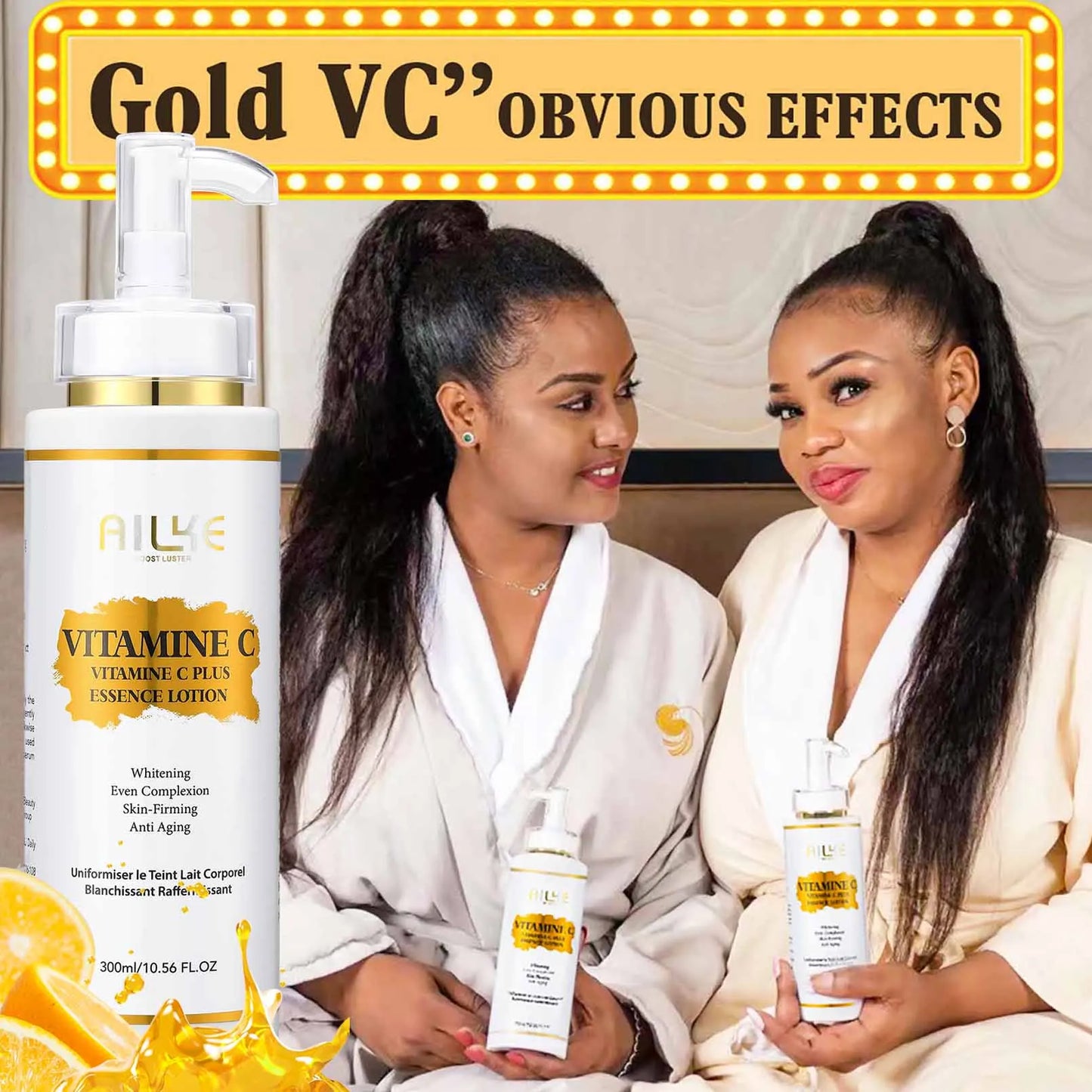 AILKE Vitamin C Skin Care Kit for Even Skin Tone and Brightening