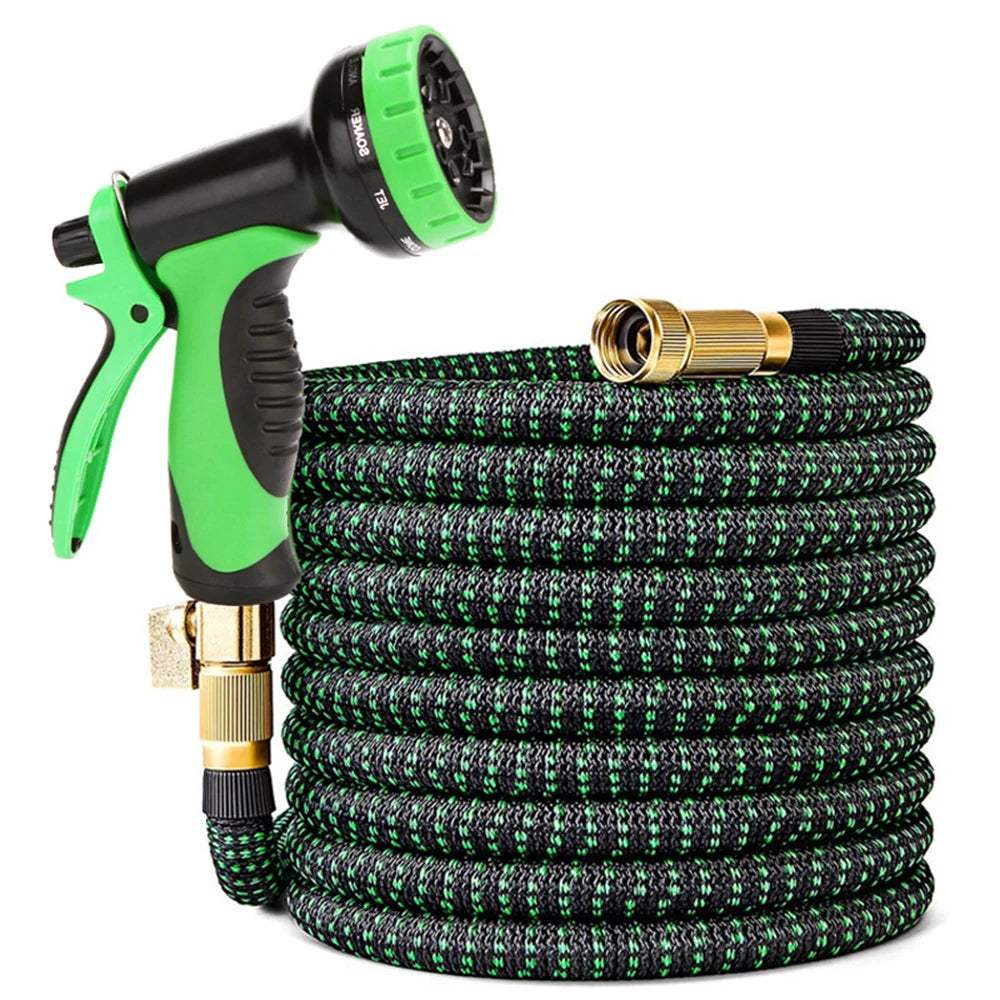 Garden Hose 25 Ft Non Expanding Lightweight Flexible Kink Free Leak Proof Abrasion Resistant Water Hose
