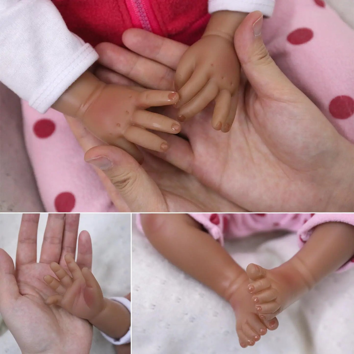 CHAREX Reborn Baby Dolls Black Girl 22 Inch Realistic Baby