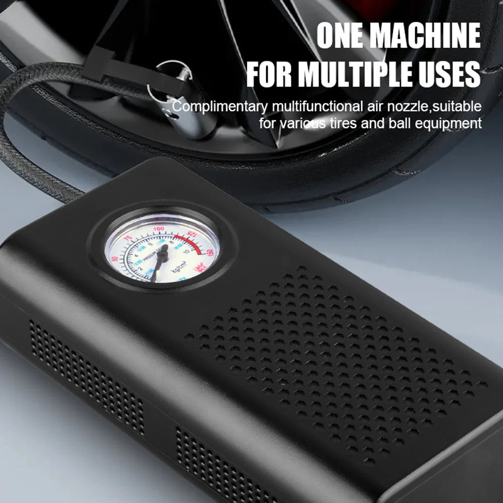 Electric Air Compressor USB Charging Motorcycle Tyre Inflator