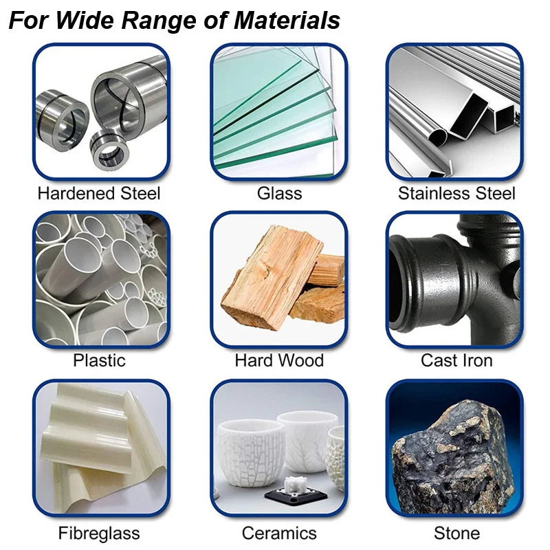 Tungsten Carbide Burrs Set Die Grinder Bit Mill Double Cut