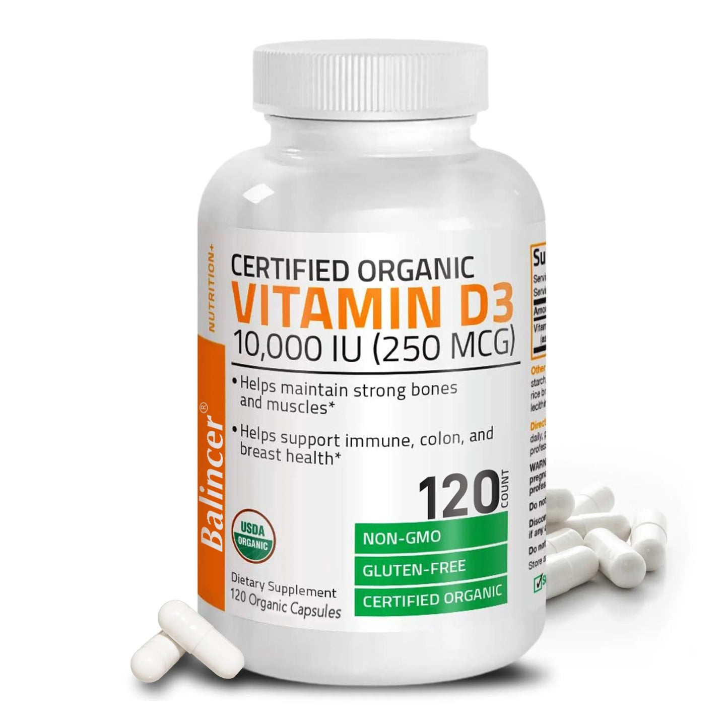 Vitamin D3 Supplement, Supports Calcium Absorption