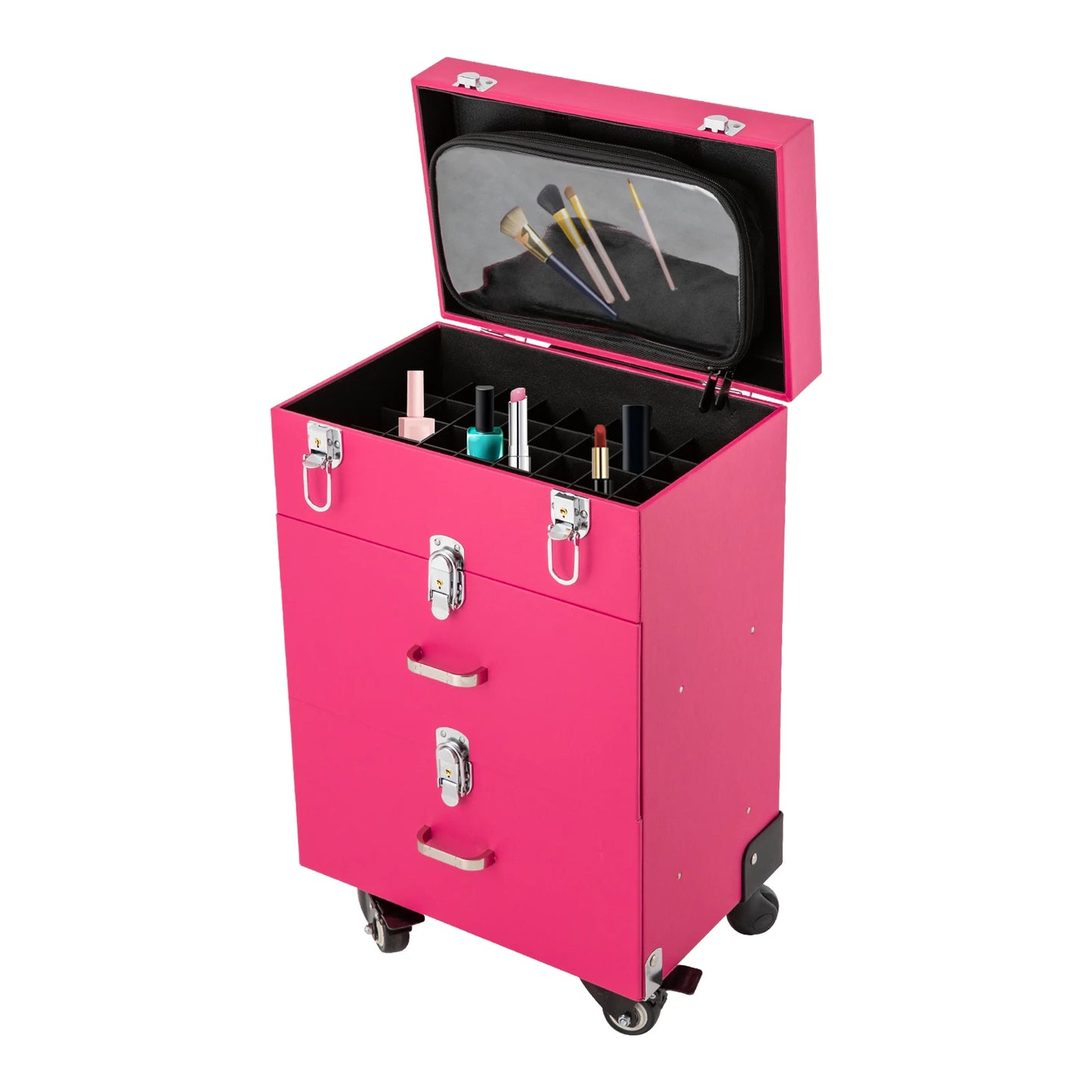 Makeup Train Case Cosmetic Professional Makeup Storage Organizer