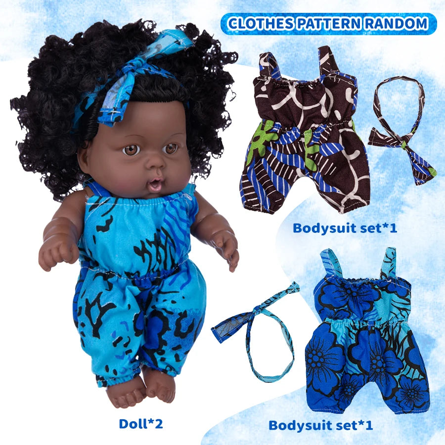 8Inch/20cm Finished Doll 2Pcs Baby Companion Toys