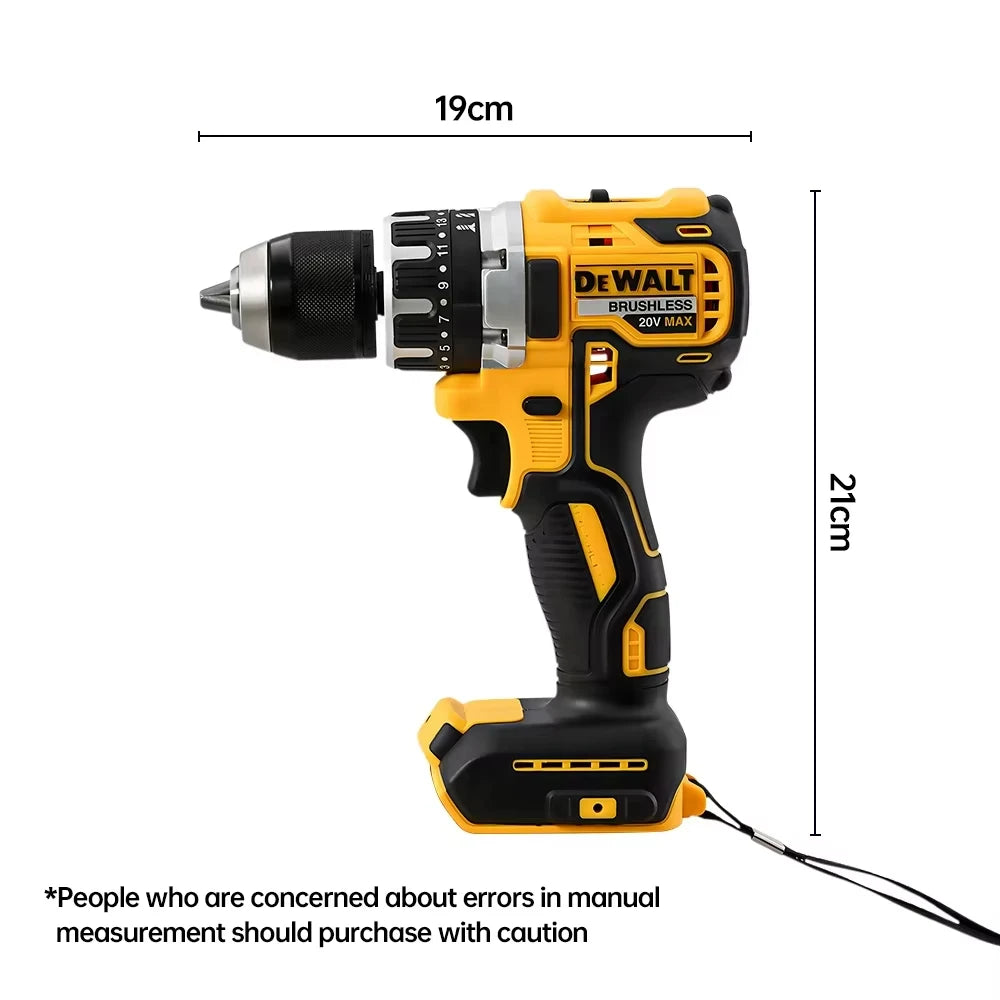 Dewalt DCD796 13mm Brushless Impact Electric Drill Cordless Screwdriver 20V Rechargeable Power Tool
