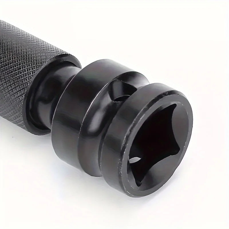 1/2 Square to 1/4 Hexagon Ratchet Sleeve Impact Wrench Sleeve Set Adapter Wrench Drive Converter Quick Release Tool