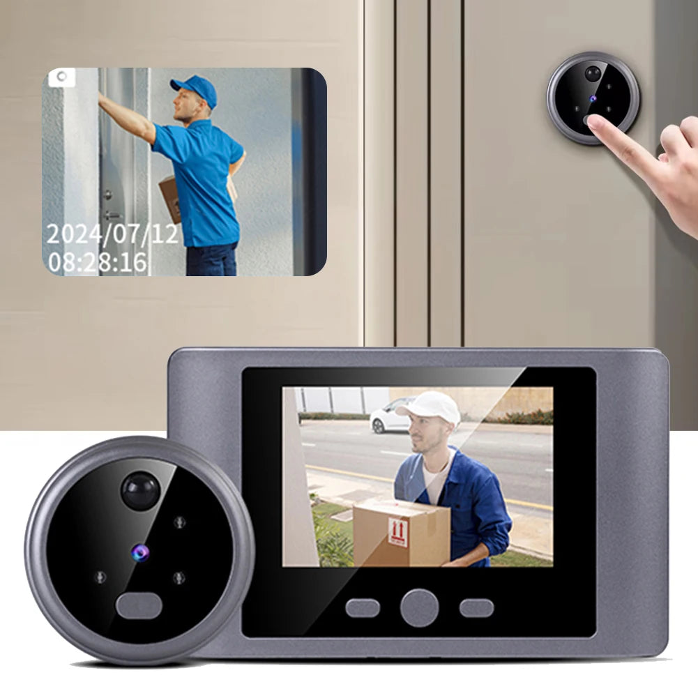 Home Security Peephole Video Doorbells  Eye Camera Support Video