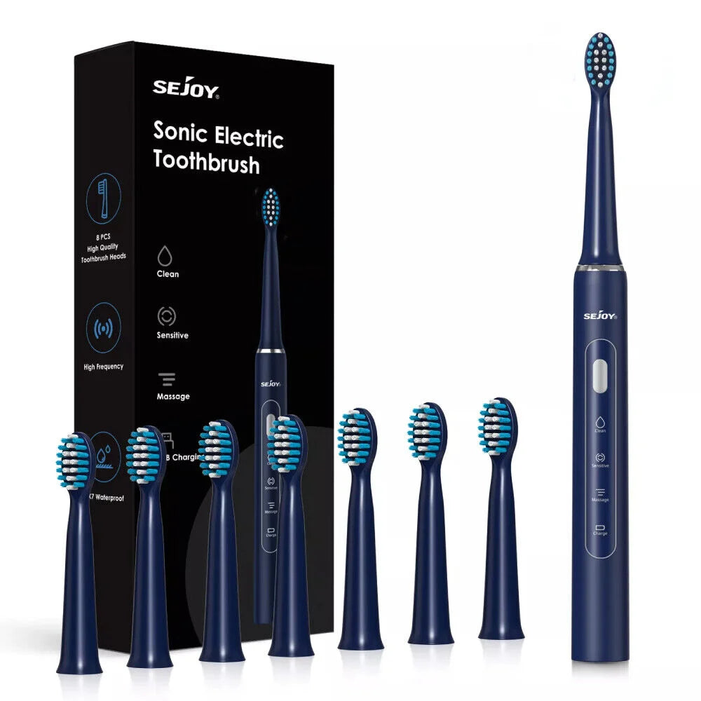 SEJOY Oral Cleaning Sonic Electric Rechargeable Automatic Toothbrush