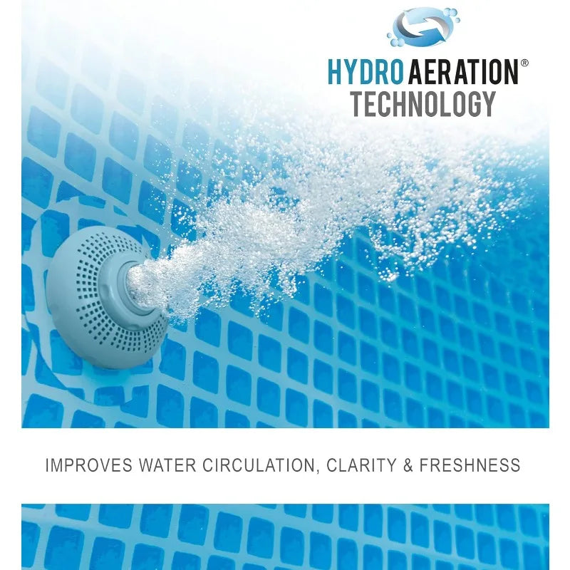 INTEX 26363EH Ultra XTR Deluxe Rectangular Pool Set 24ft x 12ft