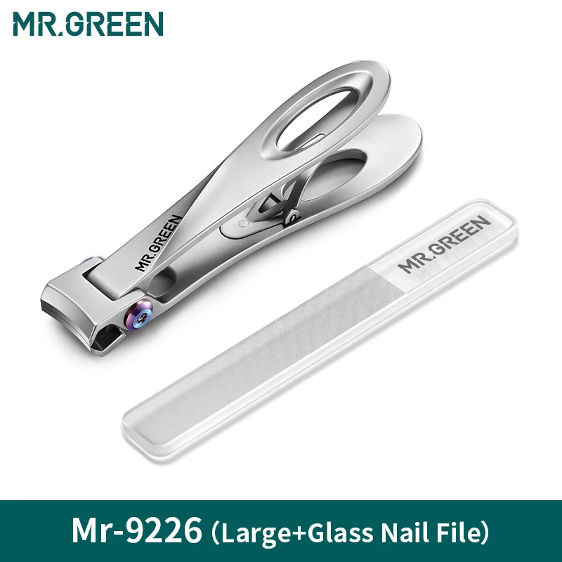 MR.GREEN Nail Clippers Wide Jaw Opening Stainless Steel Clipper