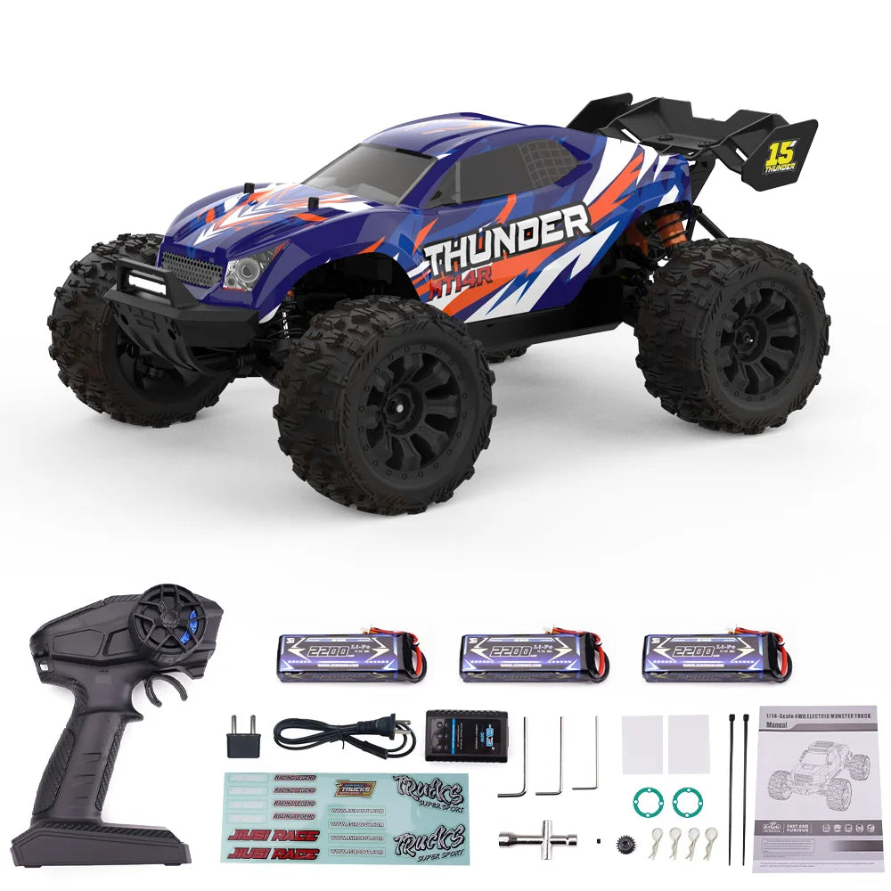 Brushless Motor 2.4G Remote Control 4WD   Off-road RC Trucks Toys