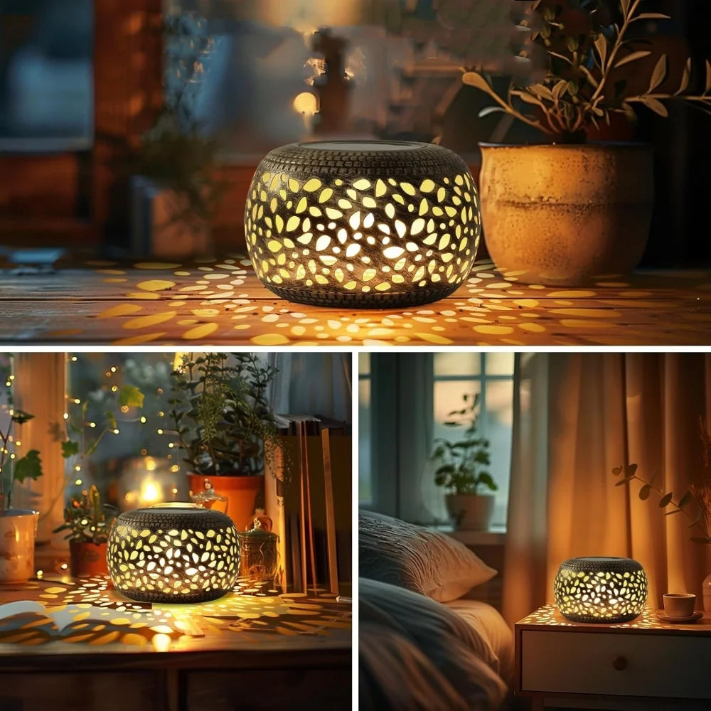 Two Solar solar energy light and shadow lanterns,