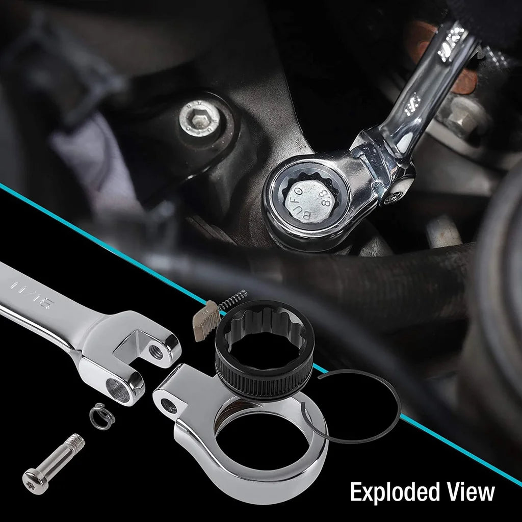 Ratchet Wrench Set Tools for Men Professional Socket Set Multifunctional Flat Wrenches Automotive Mechanical Torque Hand Tools