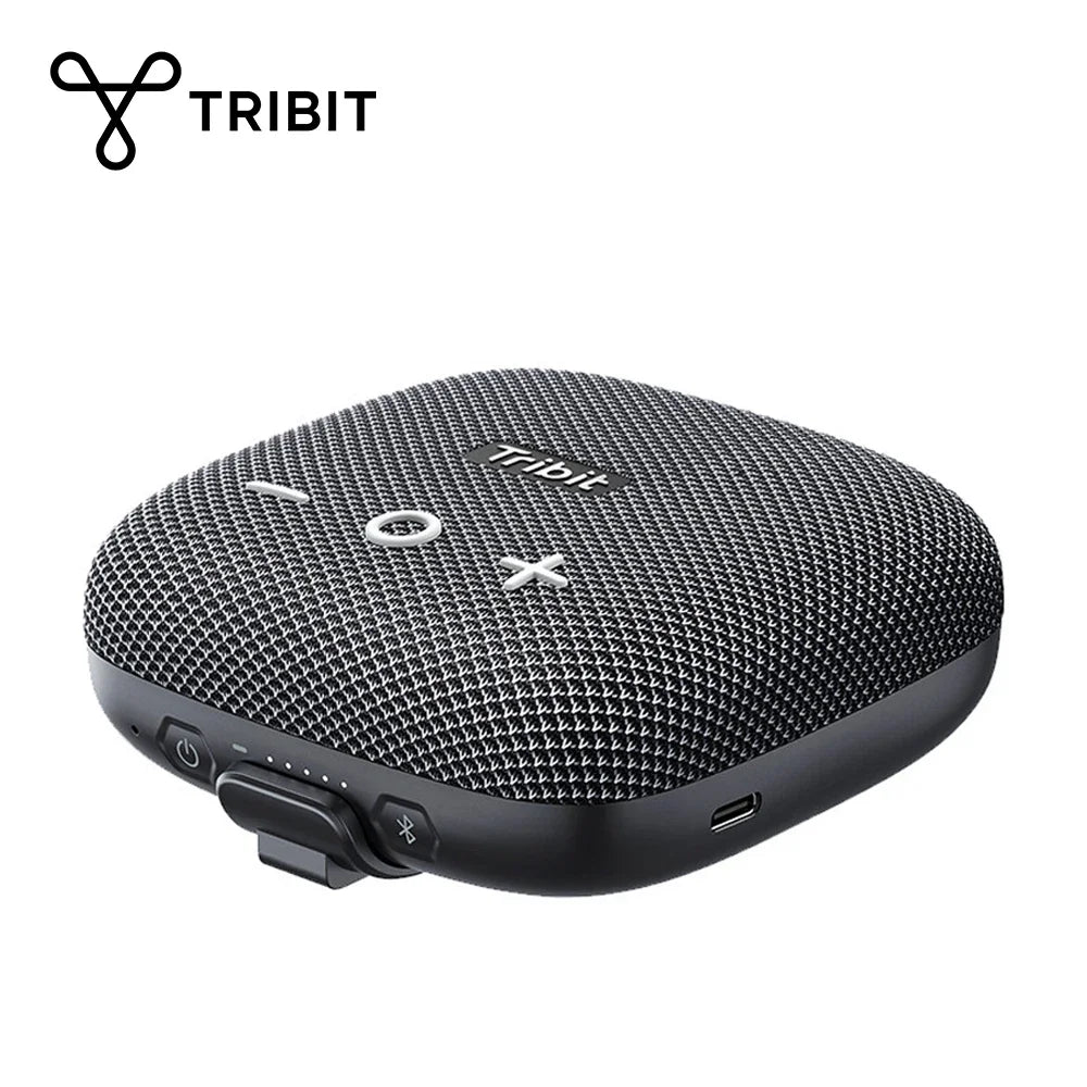 Tribit StormBox Micro 2 Portable Bluetooth Speaker with Deep Bass 10W Power IP67 Waterproof Small Outdoor Speaker