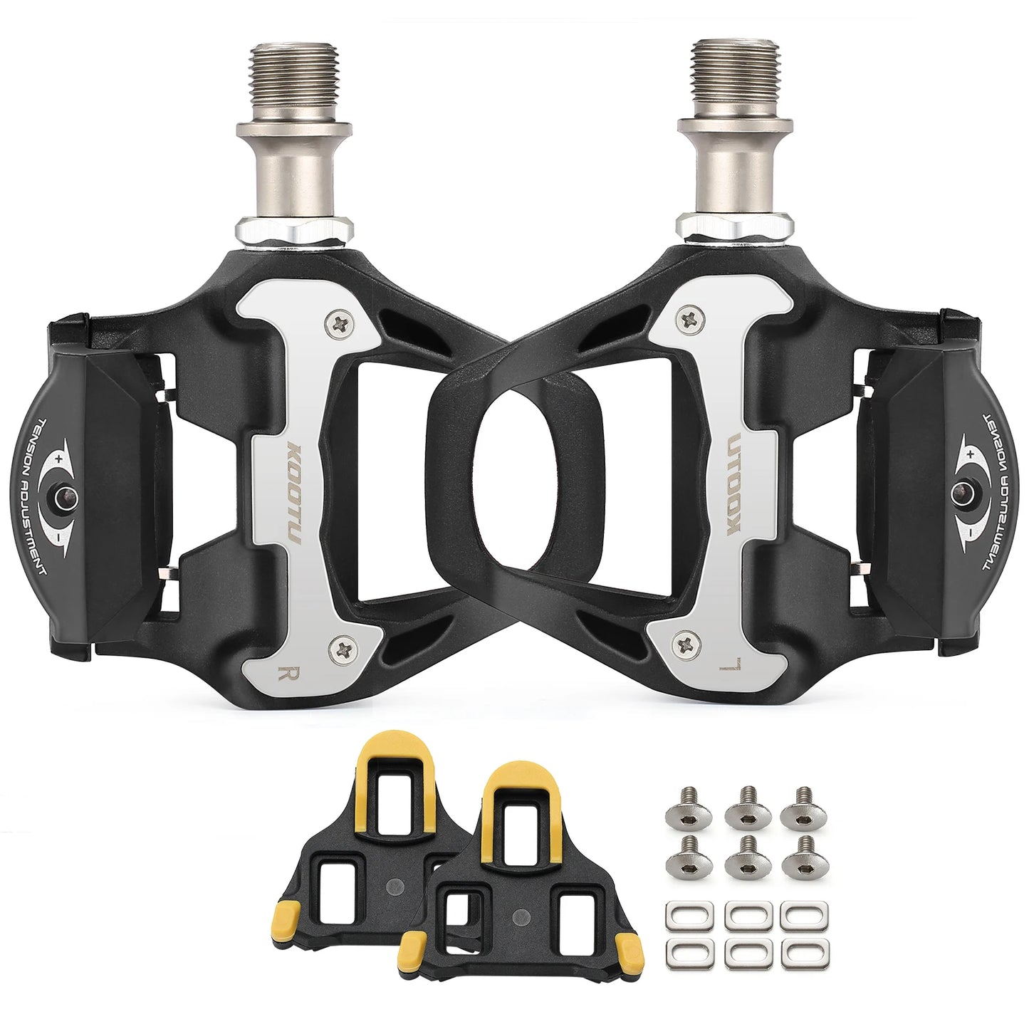 US Warehouse Road Bike Clipless Pedals With Sealed Bearings