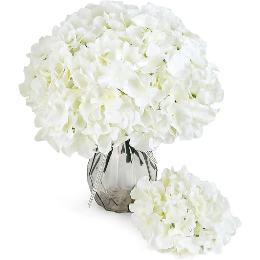 104 PCS Full Hydrangea Flower for Wedding Decor Ivory