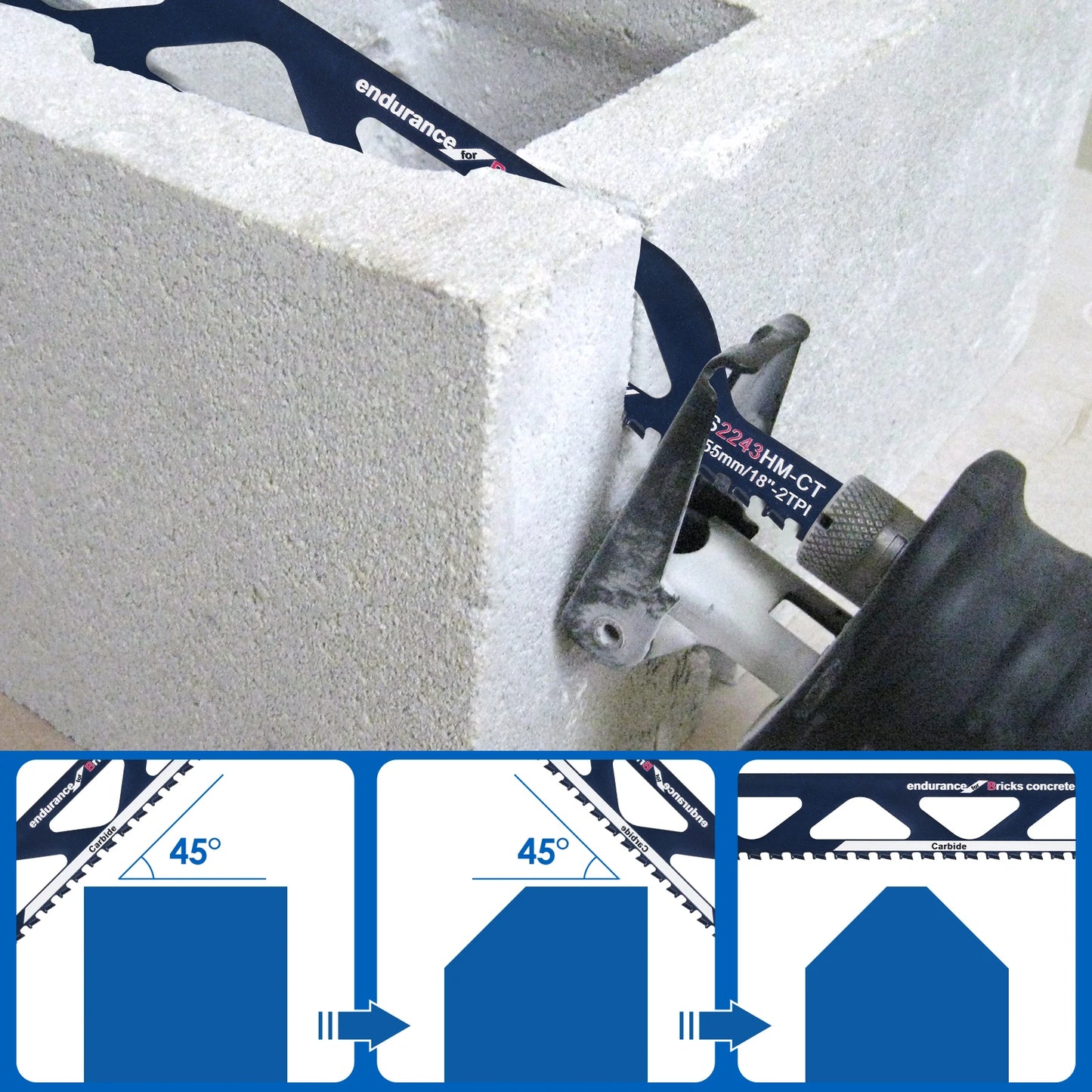 12/18in Reciprocating Saw Blade Universal Cutting Tool