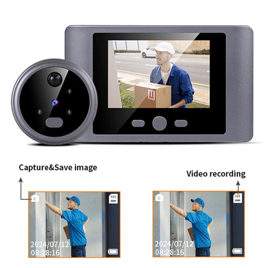 Home Security Peephole Video Doorbells  Eye Camera Support Video