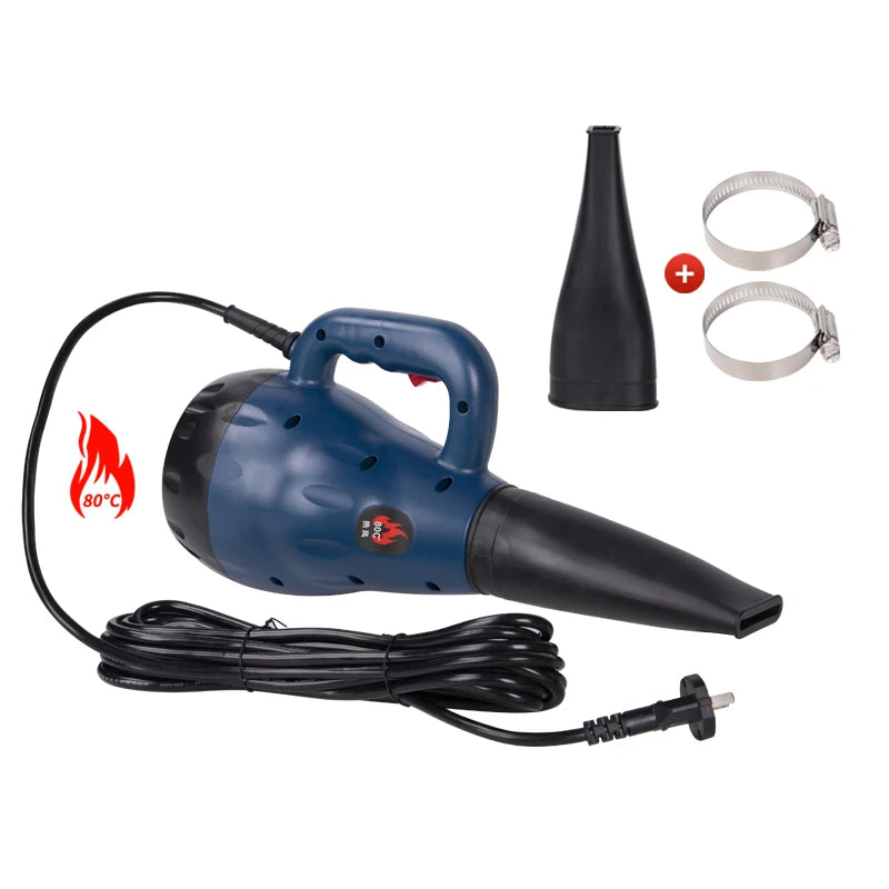 High Temperature Air Gun Powerful Blowers Heating Drying Gun Hot Air Guns for Car Use Water Blowing Snow Blowing Drying