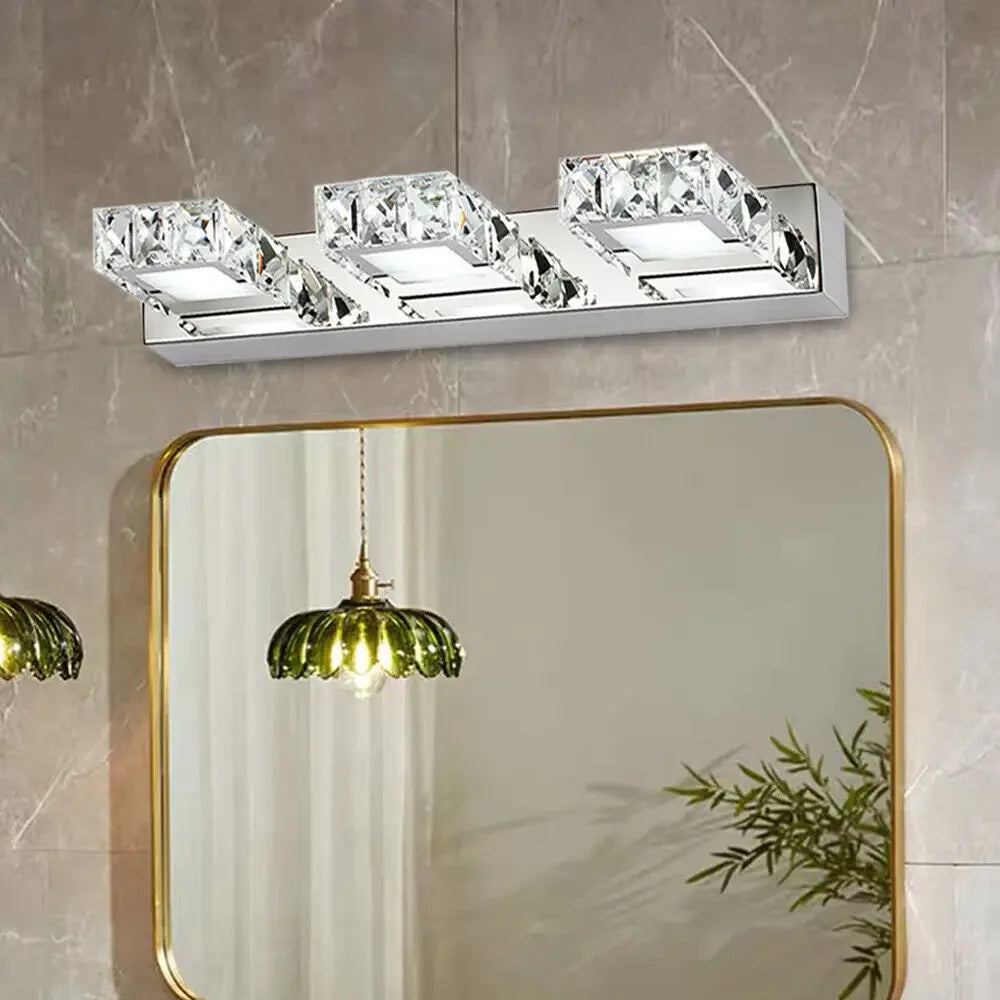 3 LED Bathroom Mirror Lights Modern Vanity Light Wall Mounted Fixture