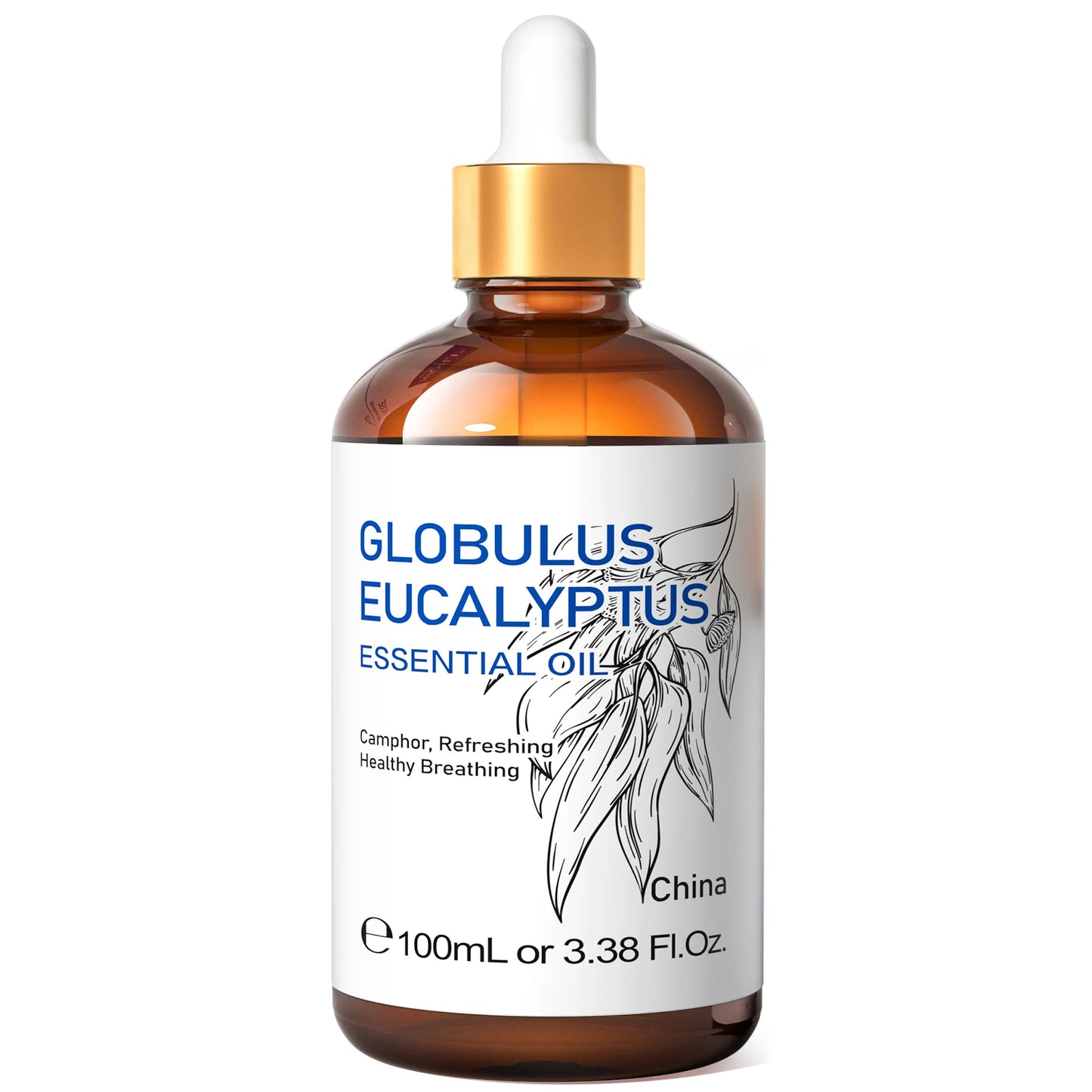 HIQILI 100ML Eucalyptus Vanilla Frankincense Mint Sandalwood Rose Essential Oils